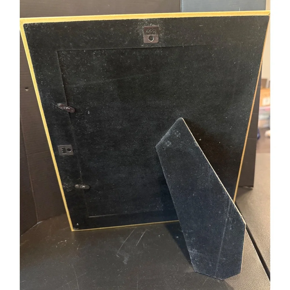 Profile Gallery 8x10 Picture Frame Gold Ornate Floral Wood‎ Free Standing Chic